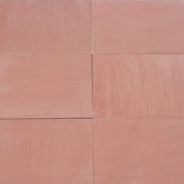 agra red honed Sandstone