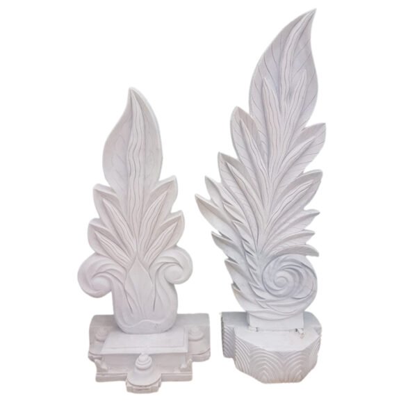 Hand-Carved Stone Flower Pot – Garden Planter Sculpture